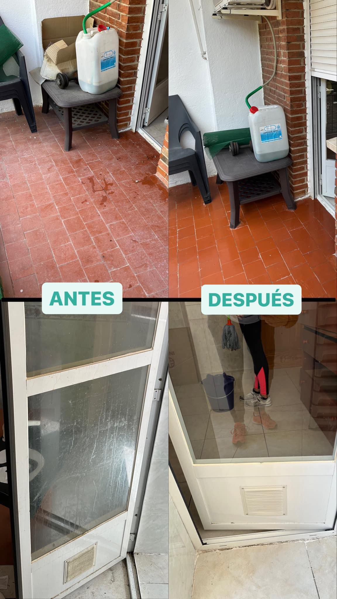 Limpieza de patio